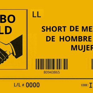Paca de short de mezclilla de hombre y de mujer